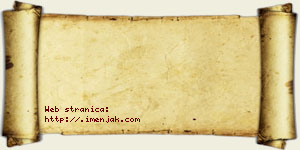 Jovana Vodeničar vizit kartica